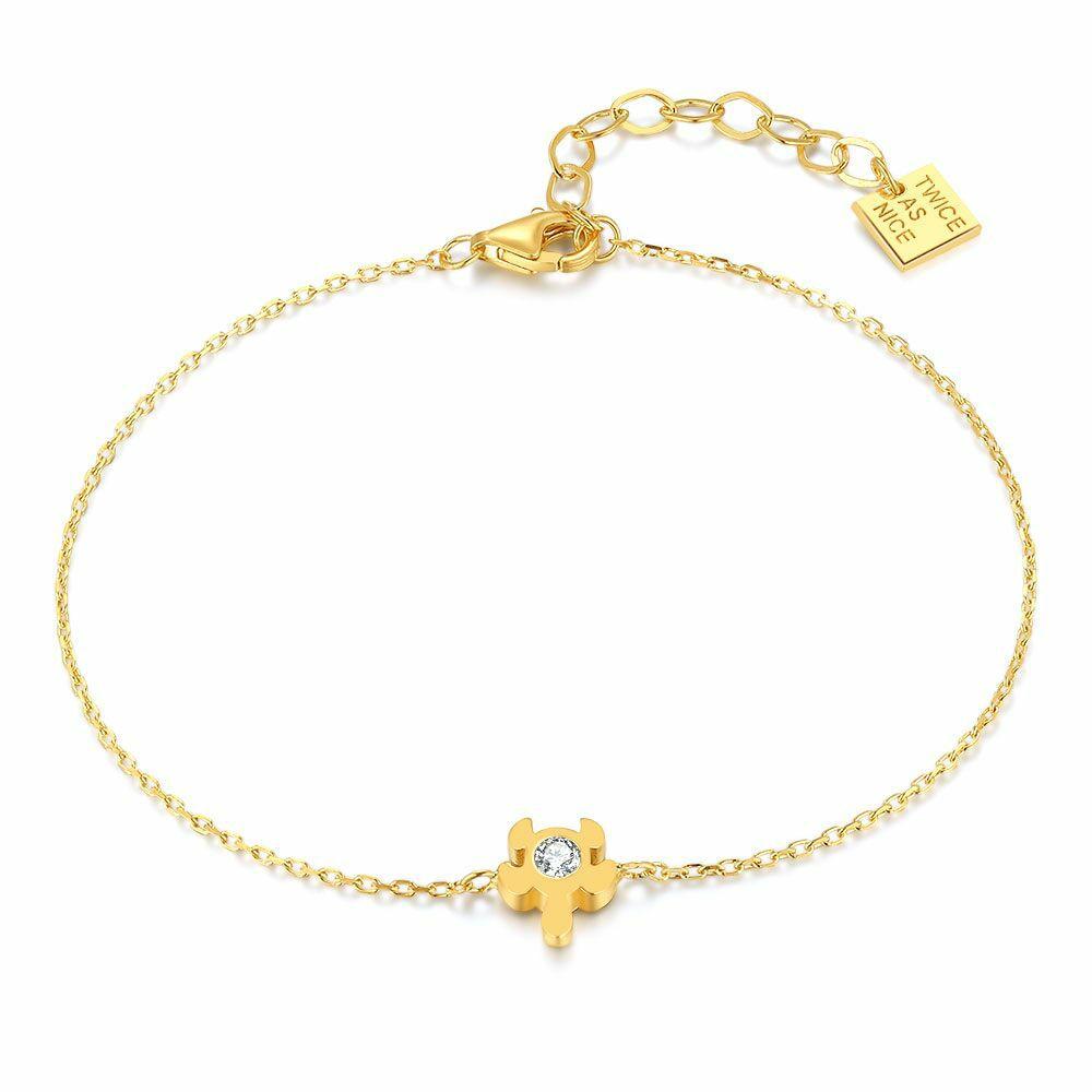 Bracelets | 18Ct Gold Plated Silver Bracelet, Little Turtle Bracelets Bracelets