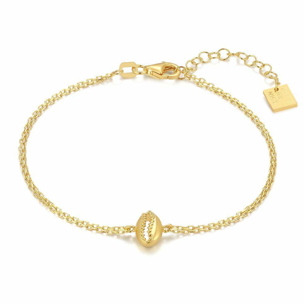 Bracelets | 18Ct Gold Plated Silver Bracelet, Shell Bracelets Bracelets