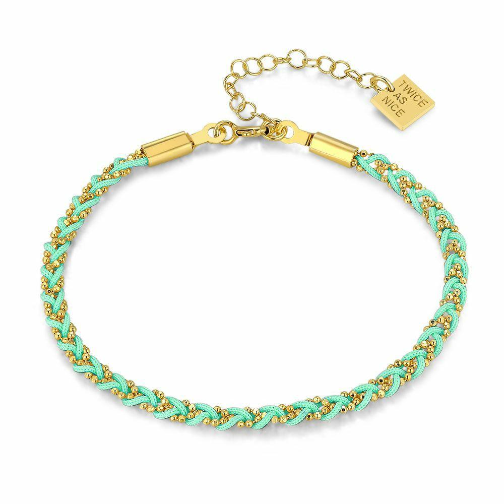 Bracelets | 18Ct Gold Plated Silver Bracelet, Turquoise Bracelets Bracelets