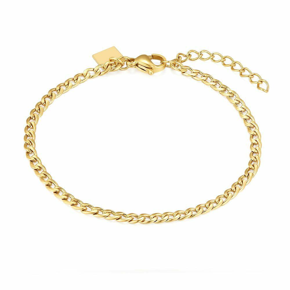 Bracelets | Gold Coloured Stainless Steel Bracelet, Gourmet Bracelets Bracelets