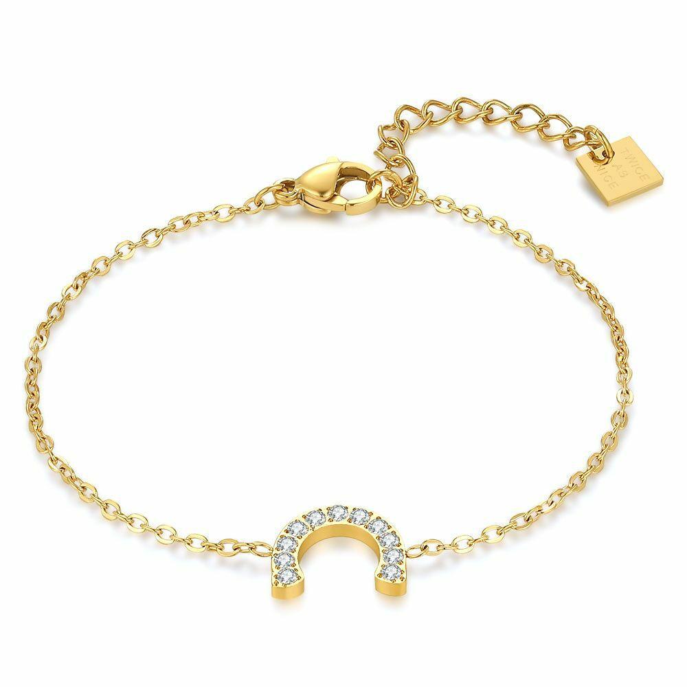 Bracelets | Gold Coloured Stainless Steel Bracelet, Horse Shoe Bracelets Bracelets