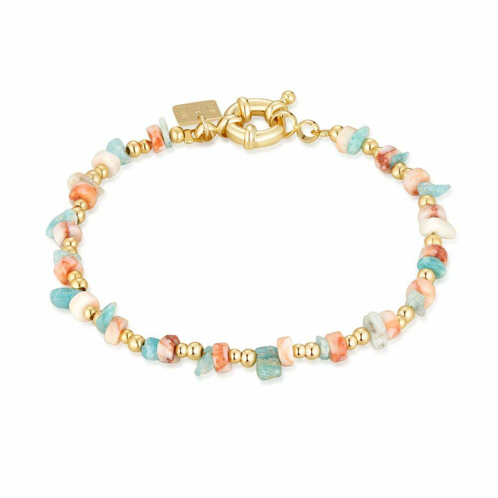 Bracelets | High Fashion Bracelet, Amazonite, Red Stones Bracelets Bracelets