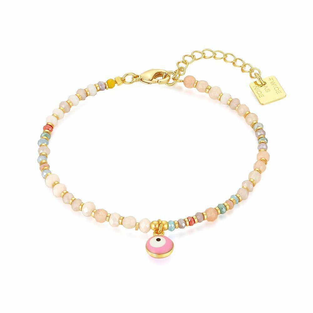 Bracelets | High Fashion Bracelet, Pink Stones, Pink Eye Bracelets Bracelets