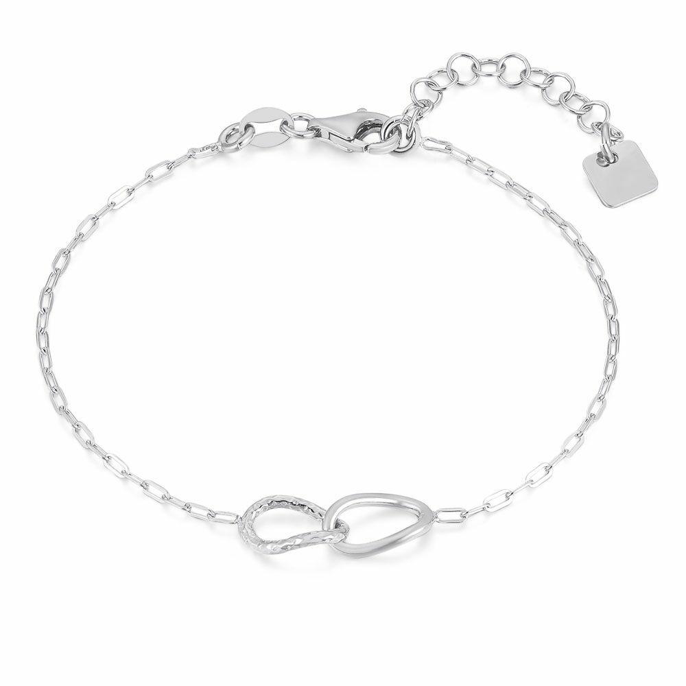 Bracelets | Silver Bracelet, 2 Ovals, 1 Hammered Bracelets Bracelets