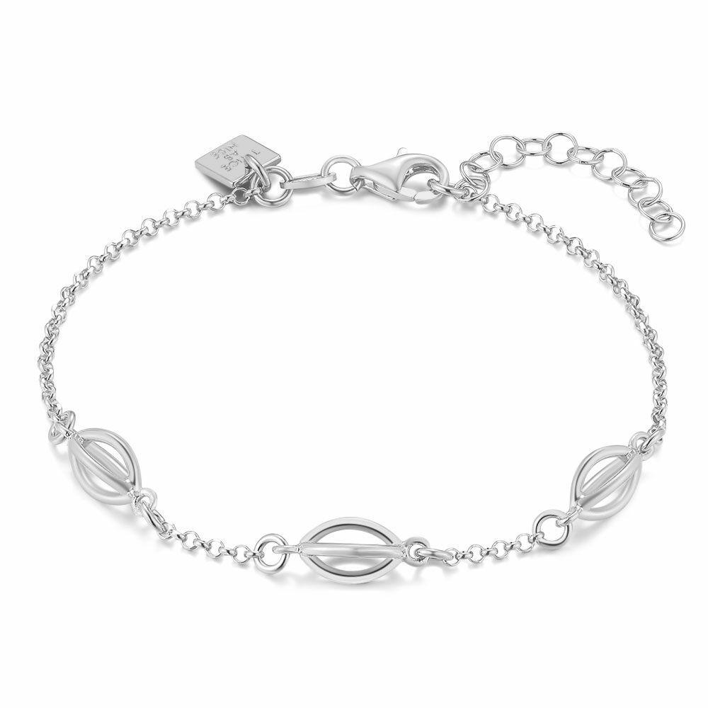 Bracelets | Silver Bracelet, 3 Open Ellipses Bracelets Bracelets