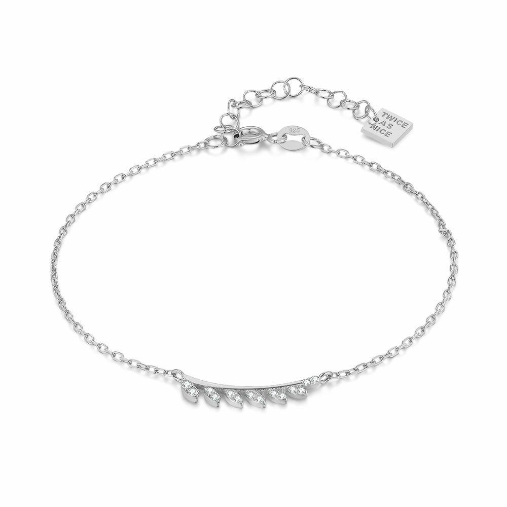 Bracelets | Silver Bracelet, Branch, Zirconia Bracelets Bracelets