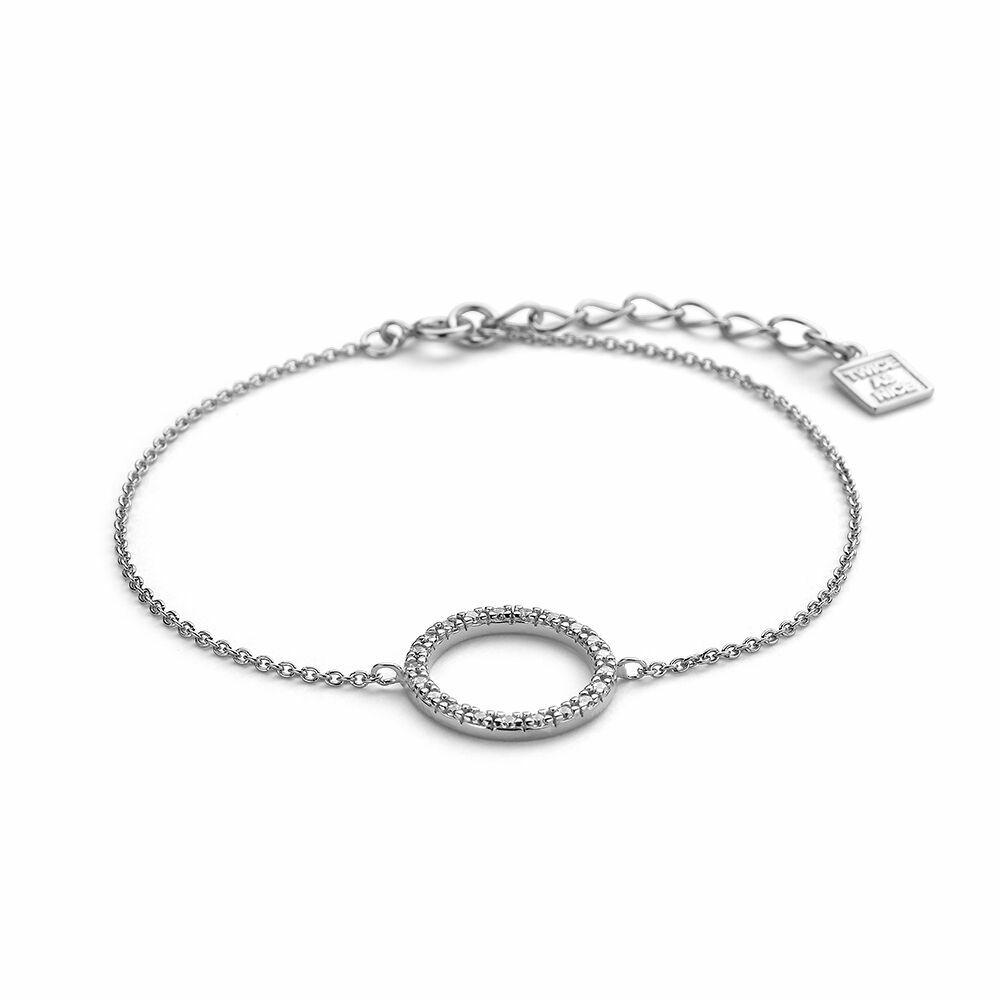 Bracelets | Silver Bracelet, Circle, Zirconia Bracelets Bracelets