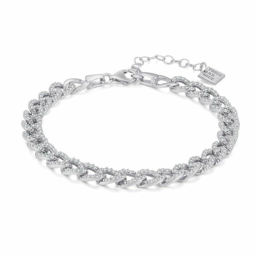 Bracelets | Silver Bracelet, Gourmet With Zirconia Bracelets Bracelets