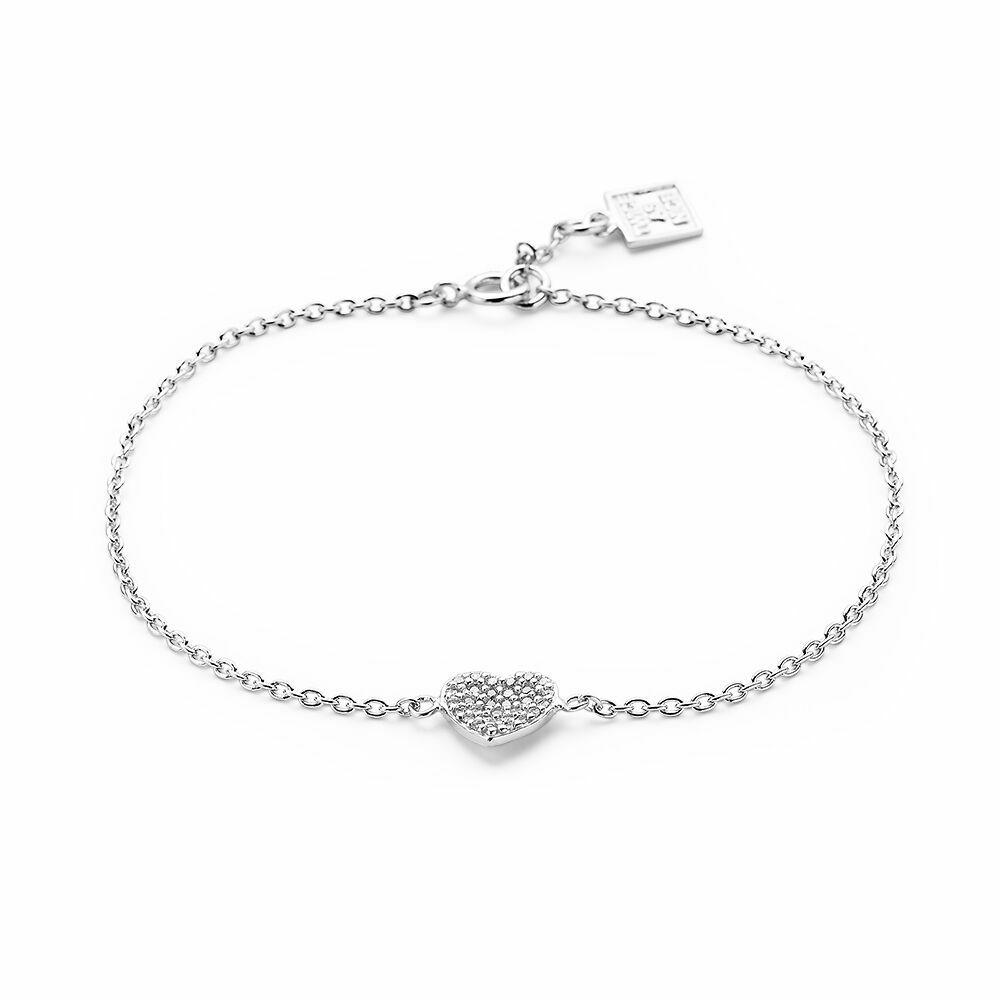 Bracelets | Silver Bracelet, Heart, Stones Bracelets Bracelets