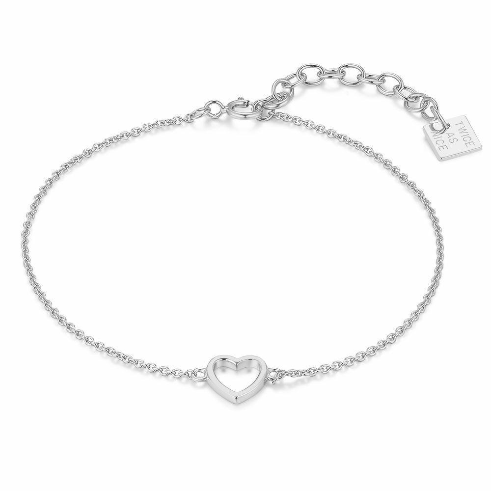 Bracelets | Silver Bracelet, Open Heart Bracelets Bracelets