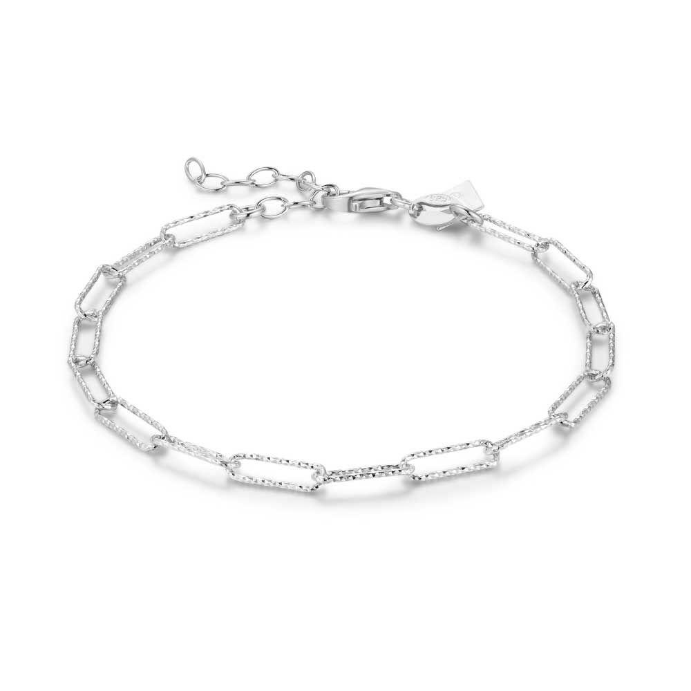 Bracelets | Silver Bracelet, Oval Links Bracelets Bracelets