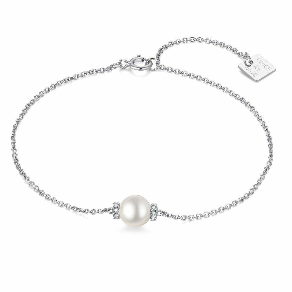 Bracelets | Silver Bracelet, Pearl, Zirconia Bracelets Bracelets