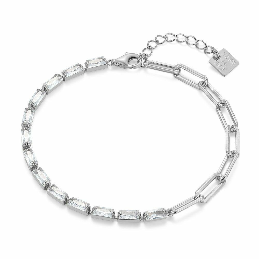 Bracelets | Silver Bracelet, Rectangular Stones Bracelets Bracelets