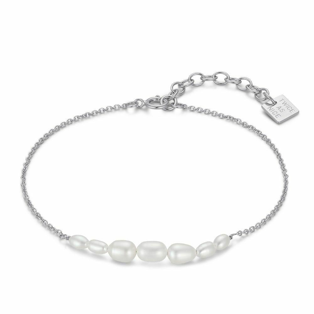 Bracelets | Silver Bracelet, Seven Small Pearls Bracelets Bracelets