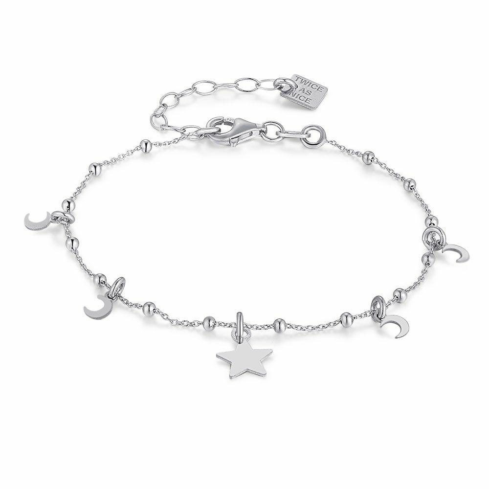 Bracelets | Silver Bracelet, Star And Small Moons Bracelets Bracelets