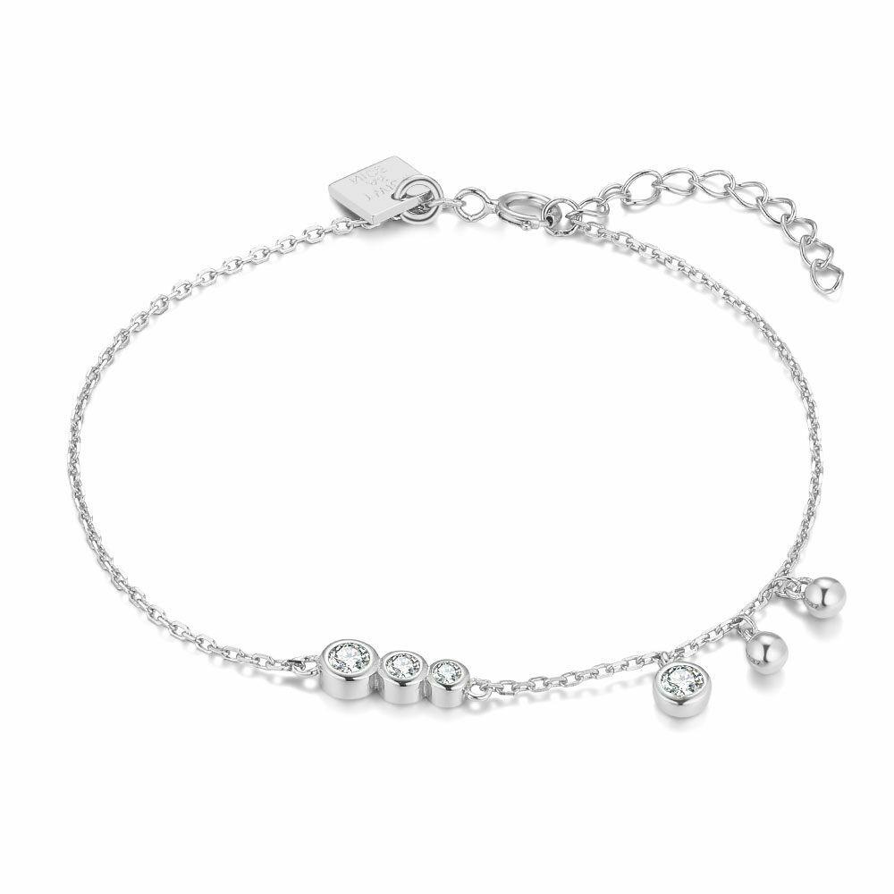 Bracelets | Silver Bracelet, Zirconia And Little Balls Bracelets Bracelets