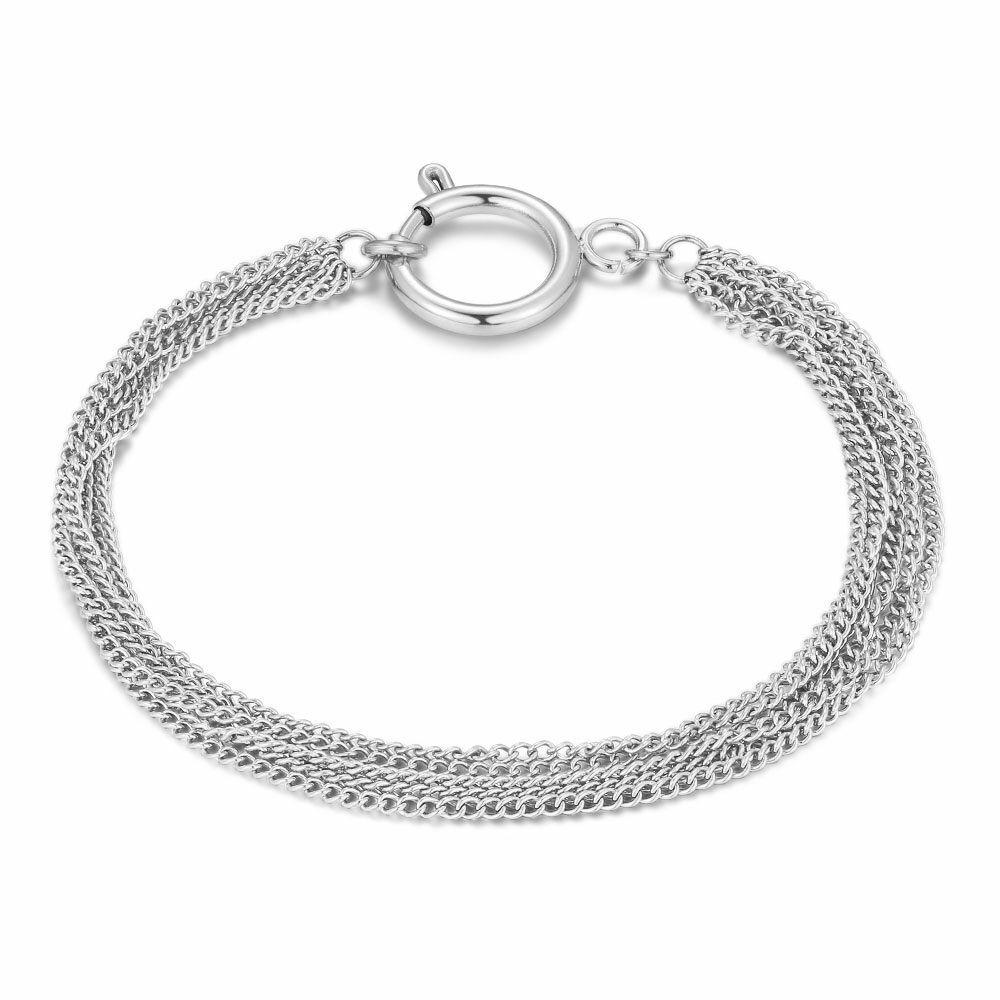 Bracelets | Stainless Steel Bracelet, 6 Fine Chains Bracelets Bracelets