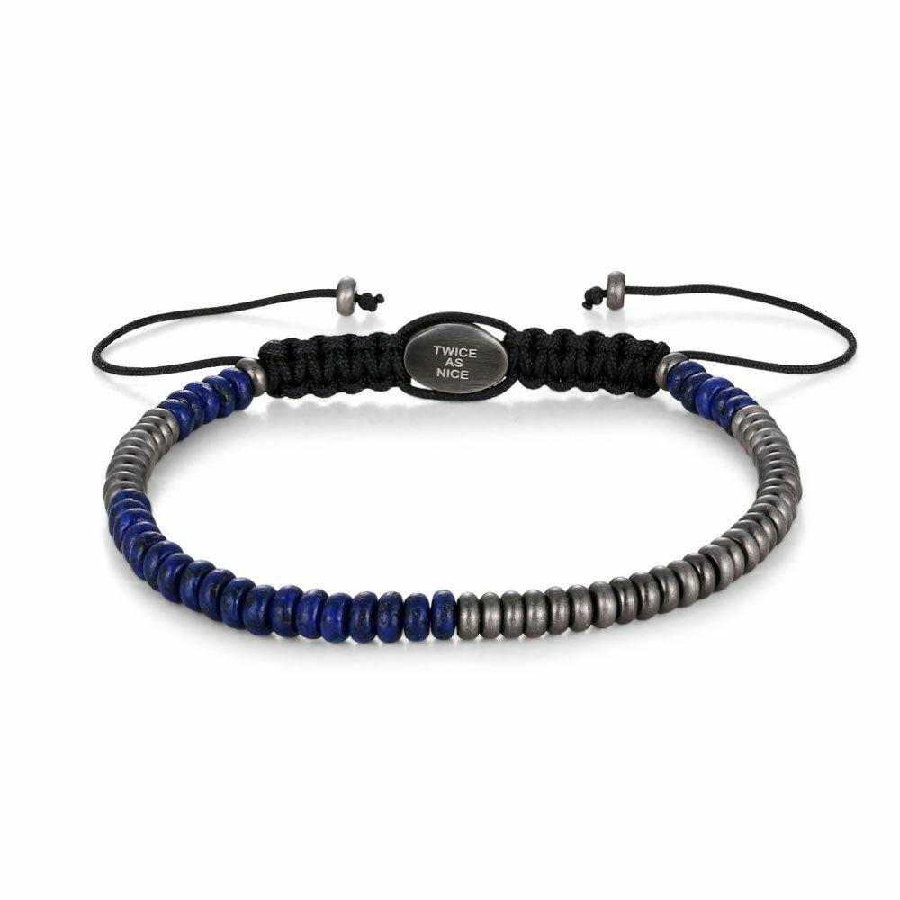 Bracelets | Stainless Steel Bracelet, Blue And Gray Pearls Bracelets Bracelets