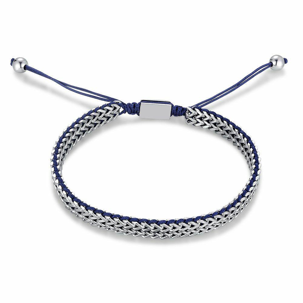 Bracelets | Stainless Steel Bracelet, Blue And Steel Bracelets Bracelets