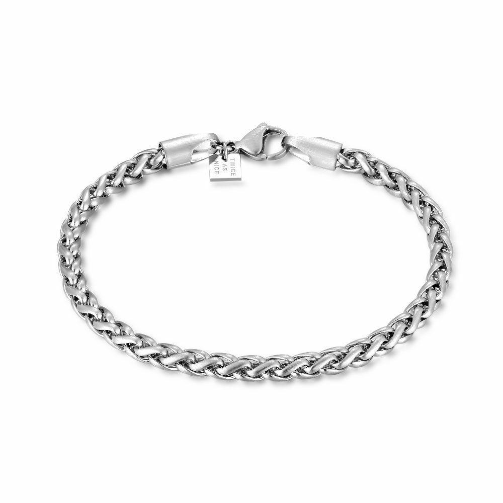 Bracelets | Stainless Steel Bracelet, Braided Link Chain Bracelets Bracelets