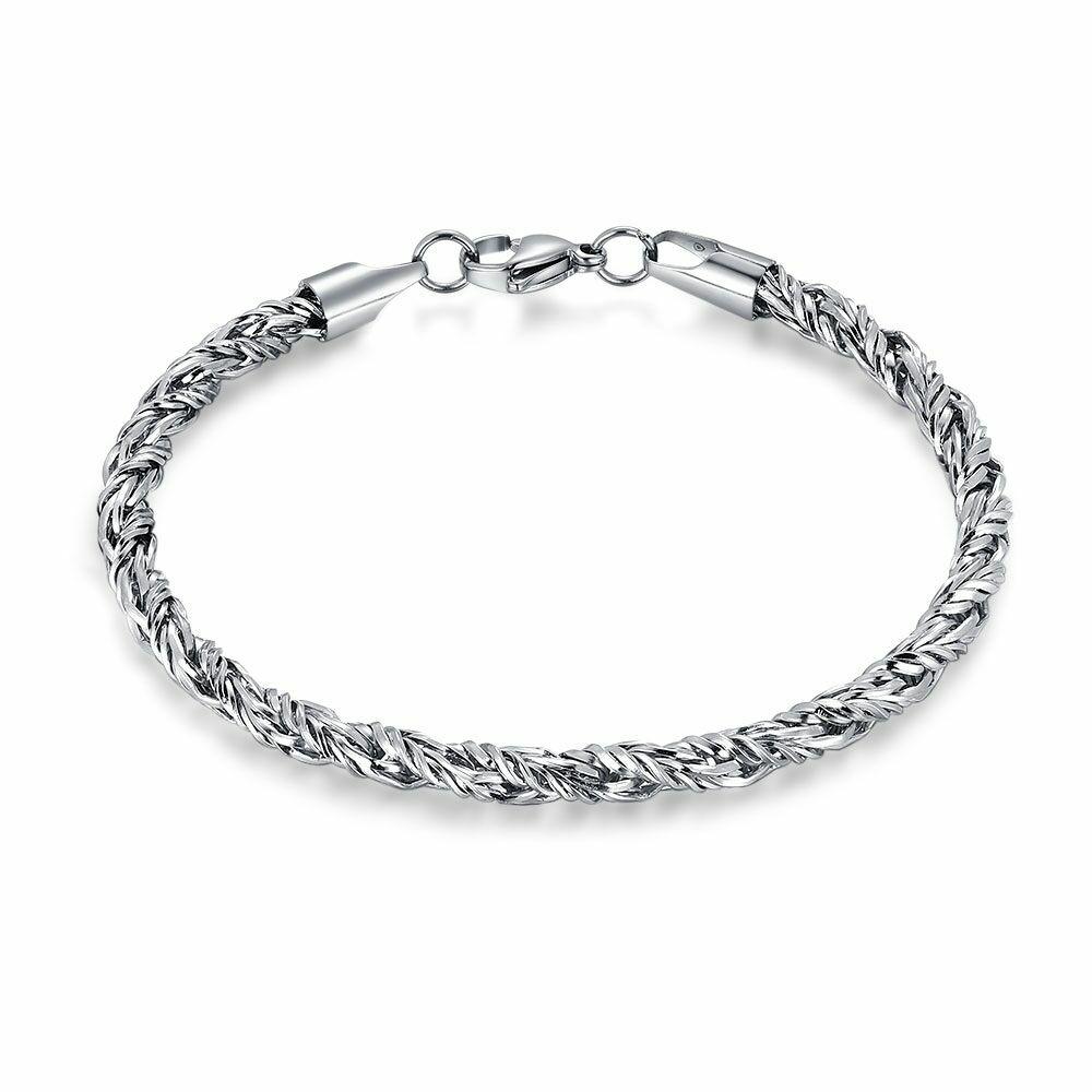 Bracelets | Stainless Steel Bracelet, Braided Link Bracelets Bracelets