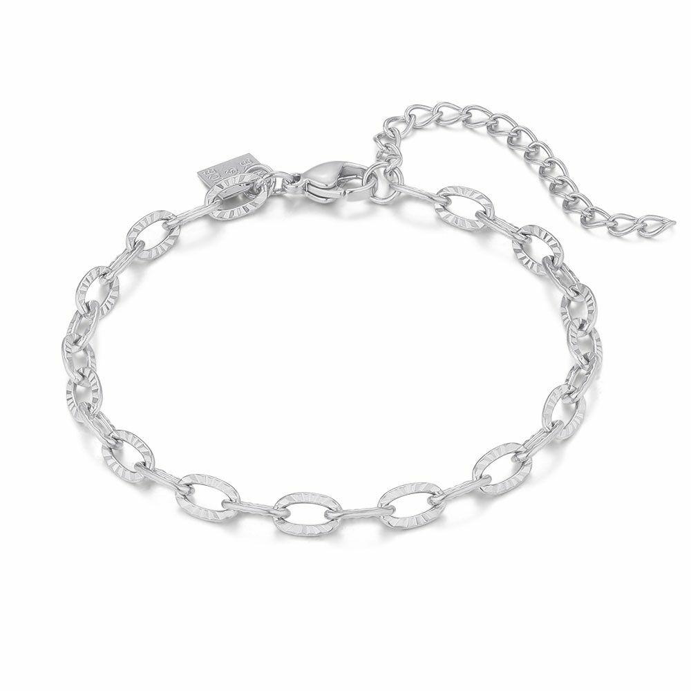 Bracelets | Stainless Steel Bracelet, Chiselled Links Bracelets Bracelets