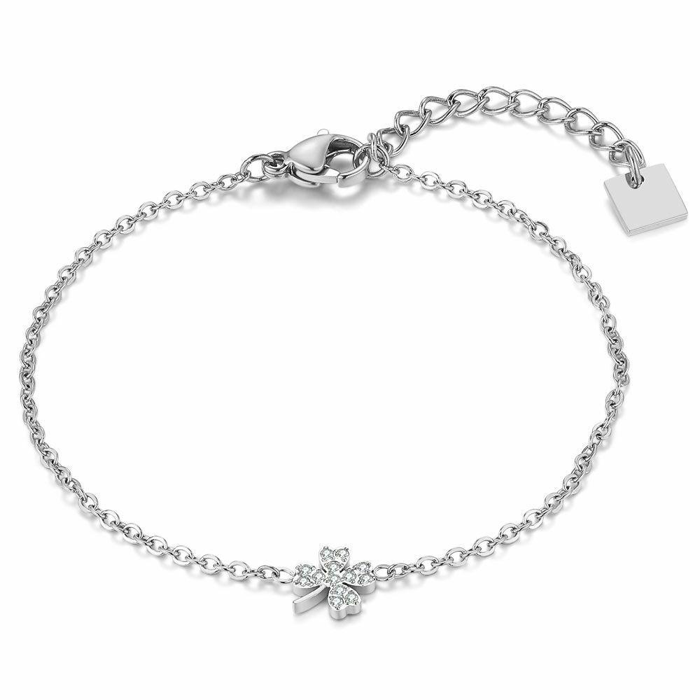 Bracelets | Stainless Steel Bracelet, Clover Bracelets Bracelets