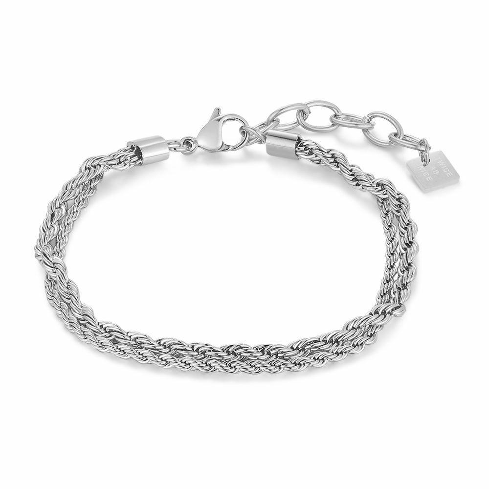 Bracelets | Stainless Steel Bracelet, Double Chain Bracelets Bracelets