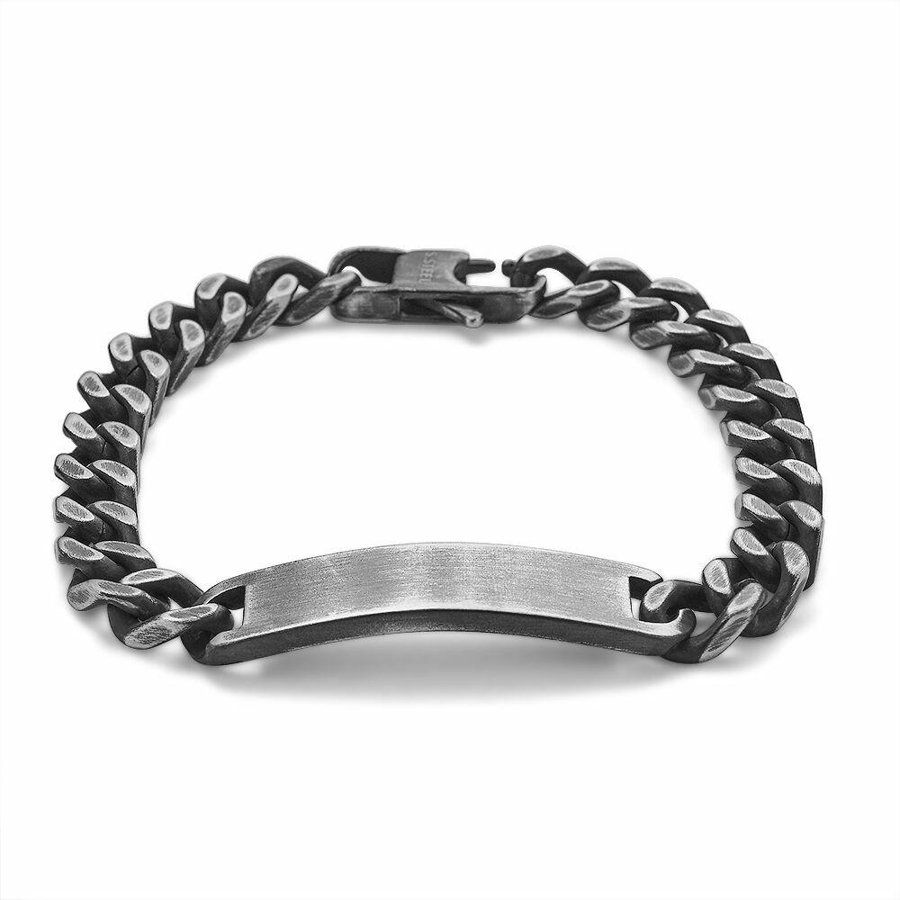 Bracelets | Stainless Steel Bracelet, Gourmet, Central Rectangular Motif Bracelets Bracelets