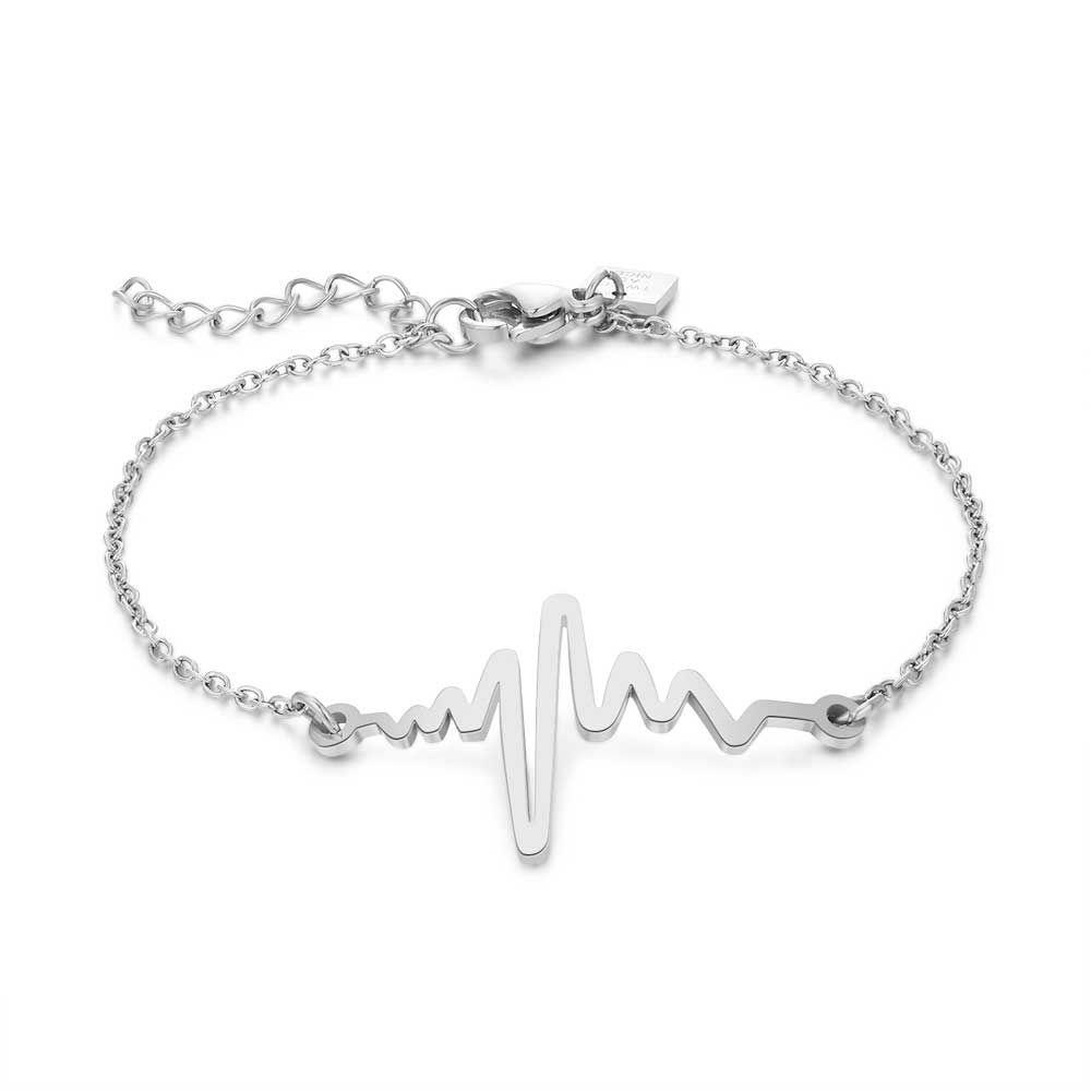 Bracelets | Stainless Steel Bracelet, Heartbeat Bracelets Bracelets