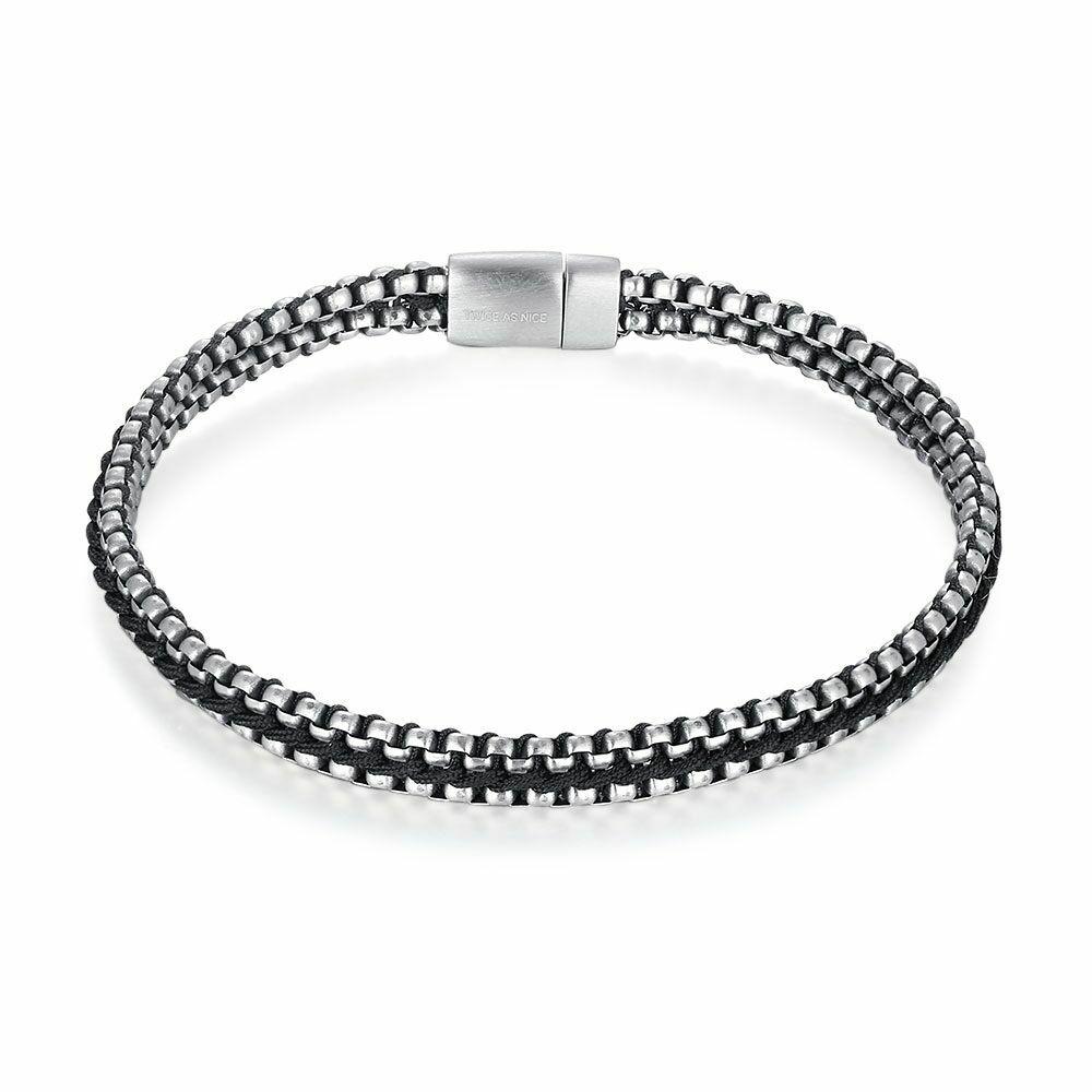 Bracelets | Stainless Steel Bracelet, Mat And Black Bracelets Bracelets