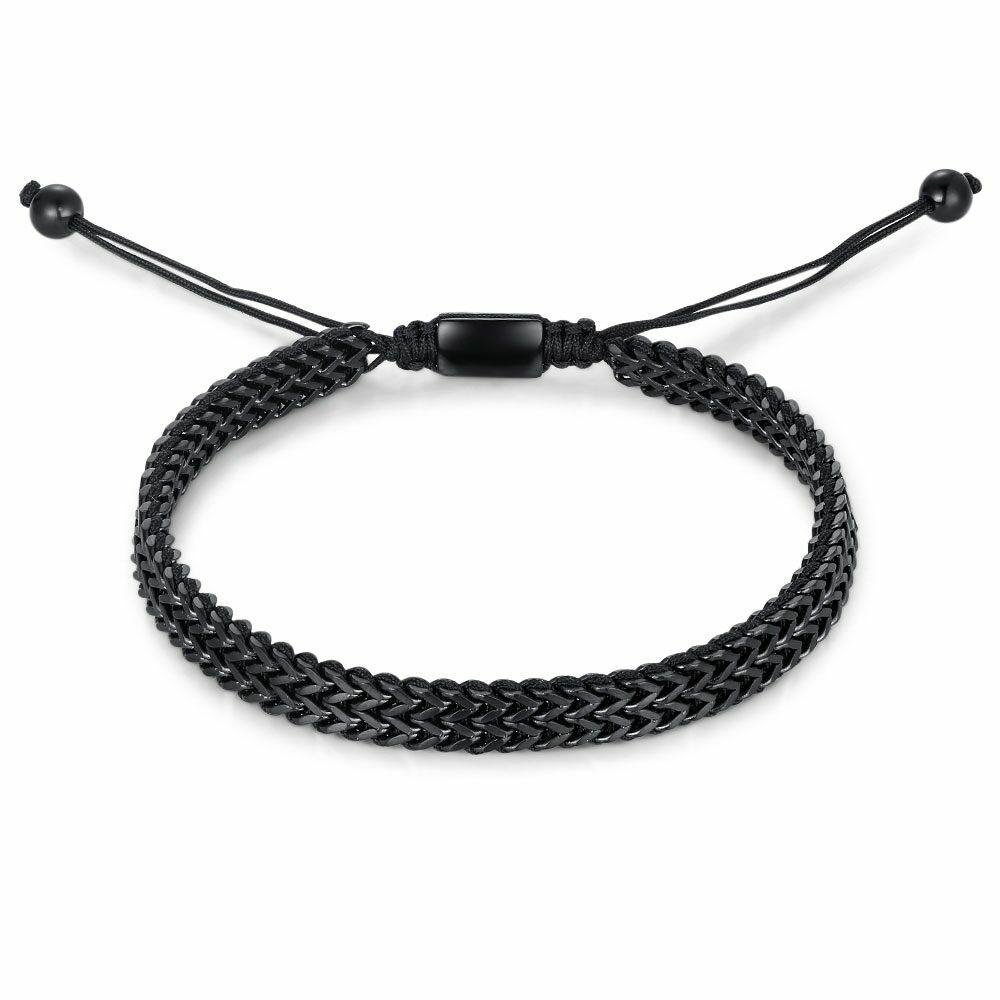 Bracelets | Stainless Steel Bracelet, Mat Black Bracelets Bracelets