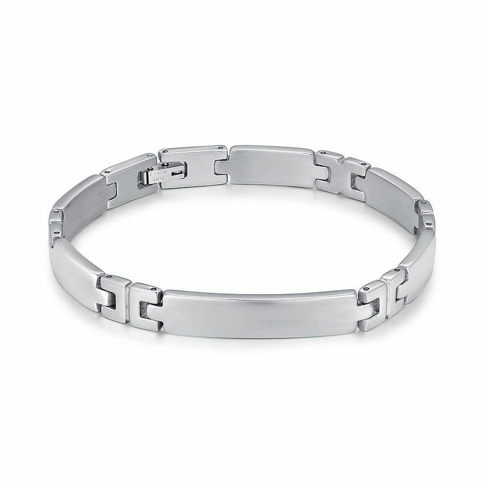 Bracelets | Stainless Steel Bracelet, Matte, Shiny, Rectangular Bracelets Bracelets