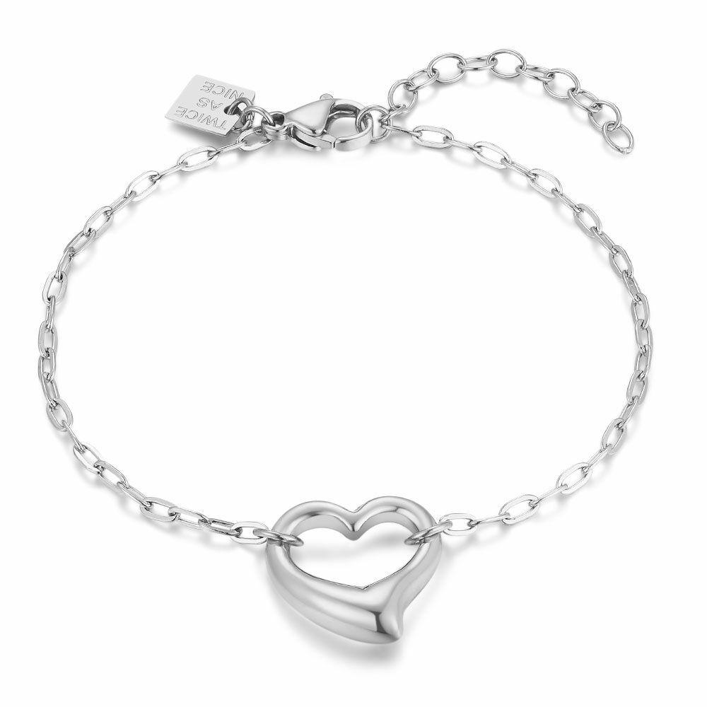 Bracelets | Stainless Steel Bracelet, Open Heart Bracelets Bracelets