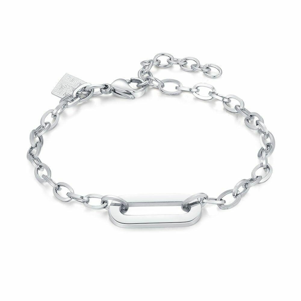 Bracelets | Stainless Steel Bracelet Oval Links, 1 Big Oval Bracelets Bracelets