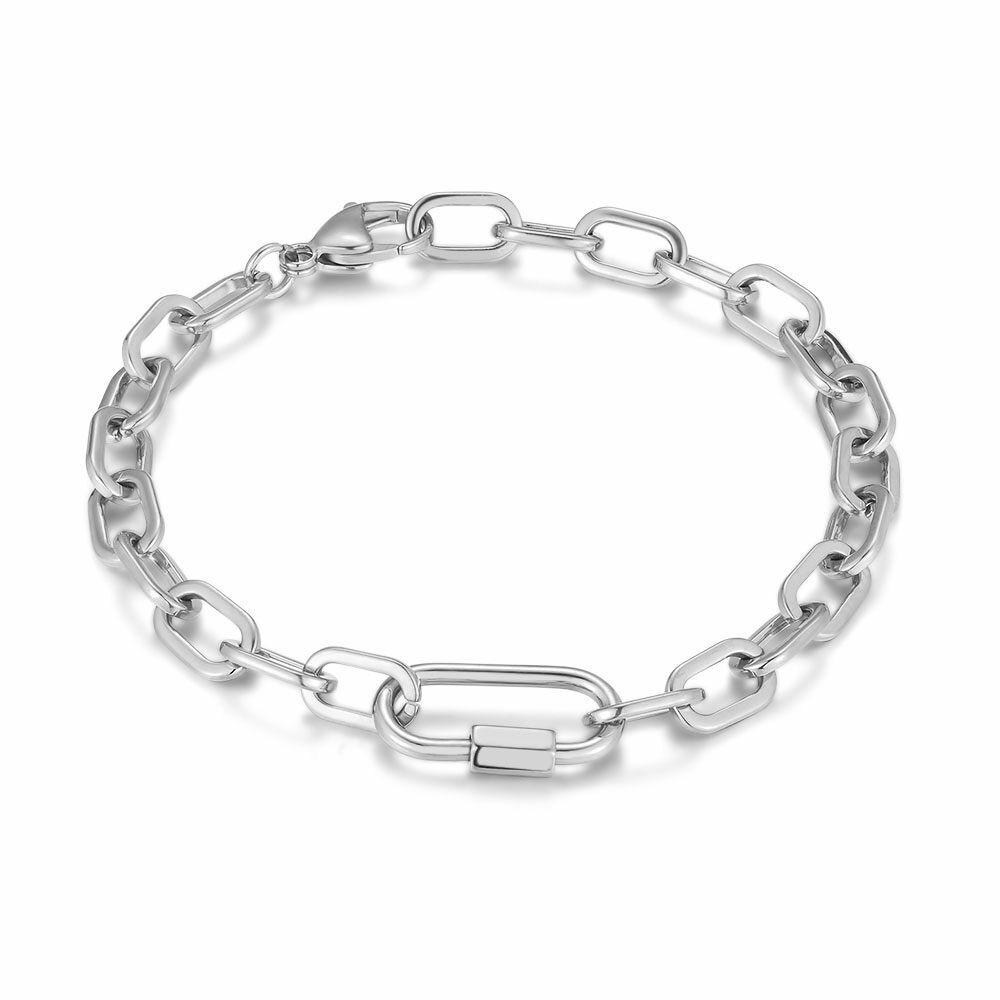 Bracelets | Stainless Steel Bracelet, Oval Links Bracelets Bracelets