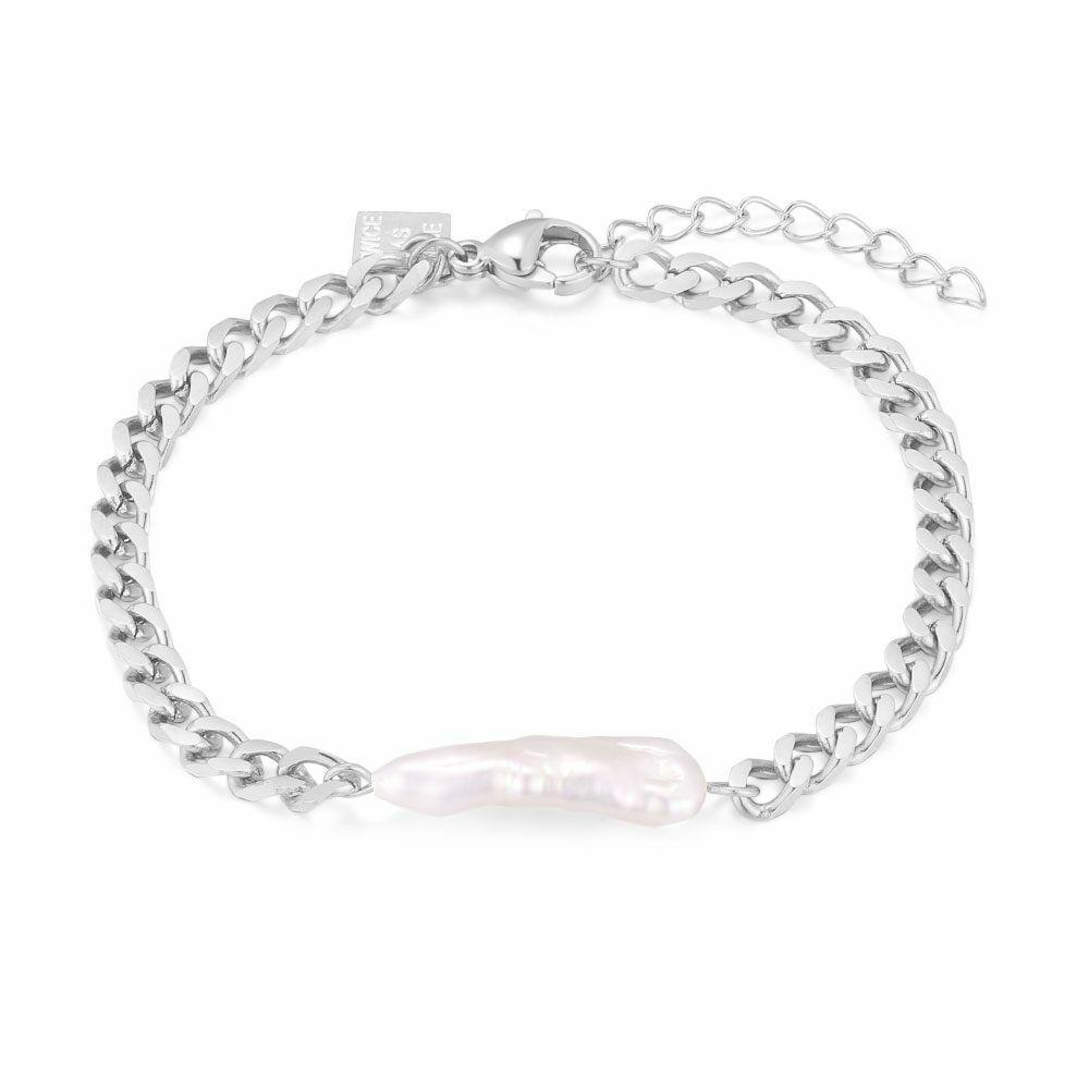 Bracelets | Stainless Steel Bracelet, Oval Pearl Bracelets Bracelets