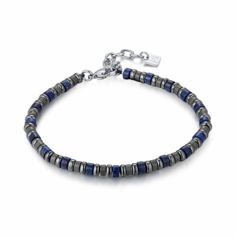 Bracelets | Stainless Steel Bracelet, Rings In Blue And Grey Hematite Bracelets Bracelets