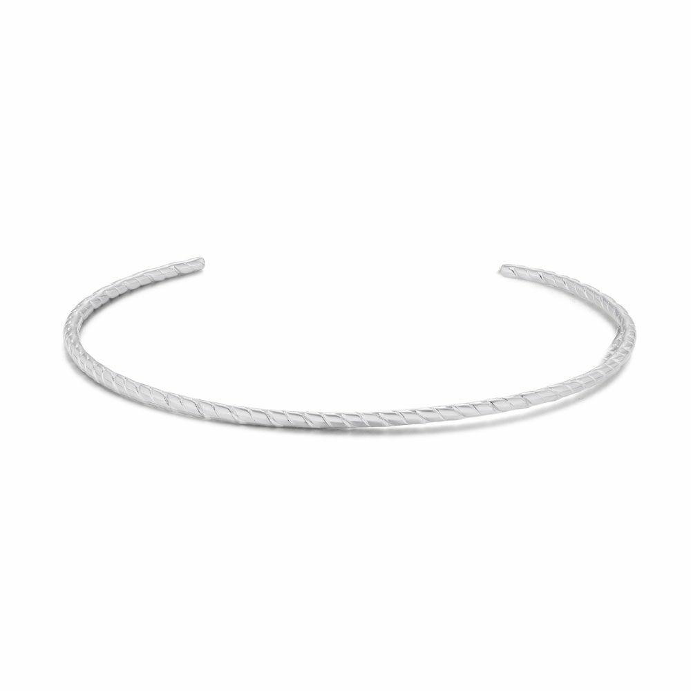 Bracelets | Stainless Steel Bracelet, Thin Open Bangle, Striped Bracelets Bracelets