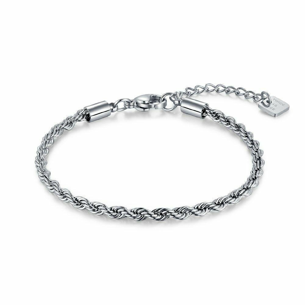 Bracelets | Stainless Steel Bracelet, Twisted, 3 Mm Bracelets Bracelets