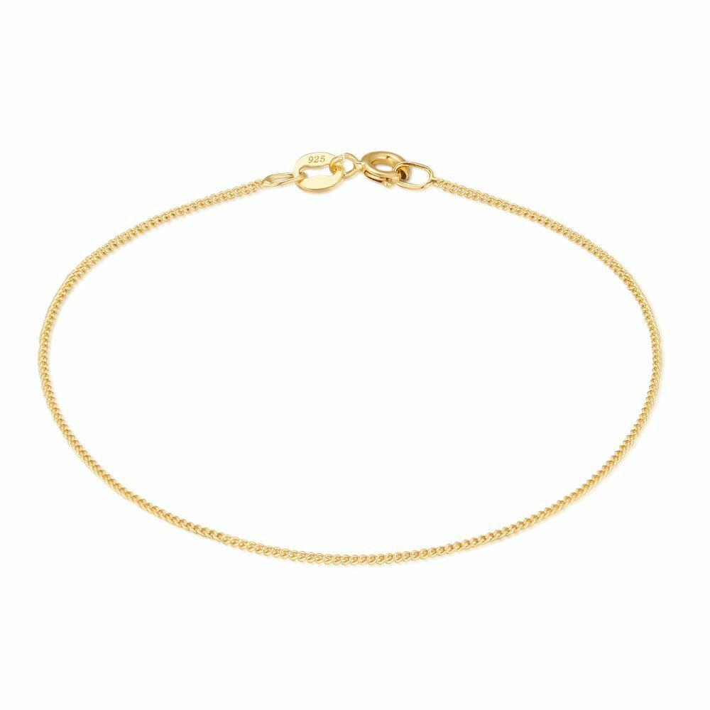 Chains | 18Ct Gold Plated Silver Bracelet, Gourmet Chains Chains