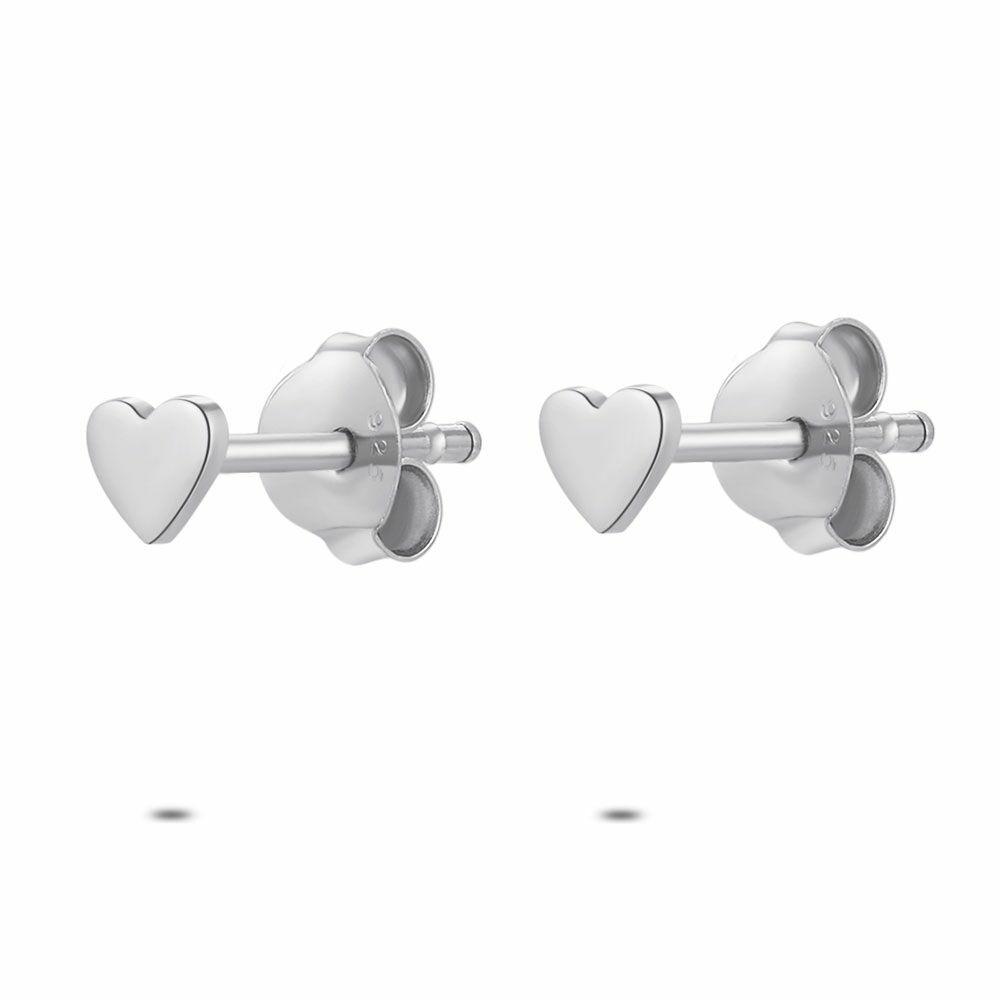 Earrings | Silver Earrings, Little Heart Earrings Earrings