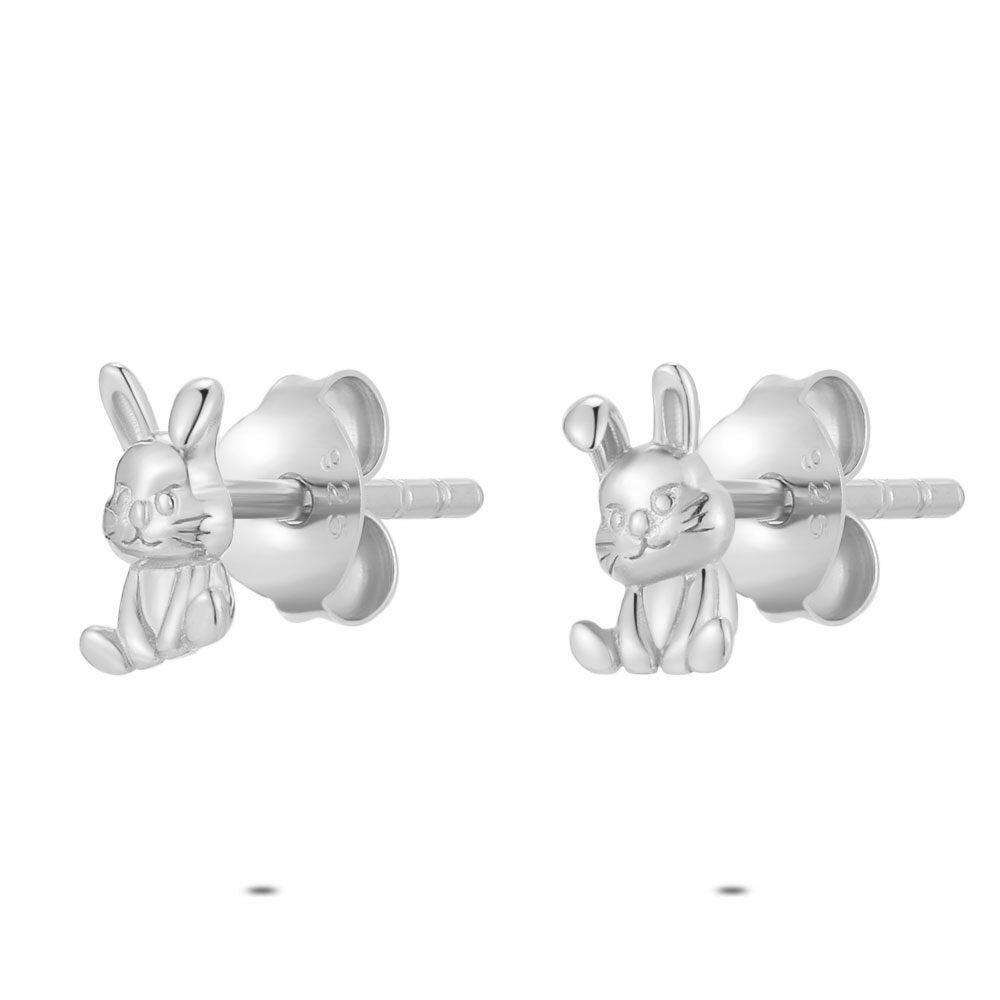 Earrings | Silver Earrings, Little Rabbit Earrings Earrings