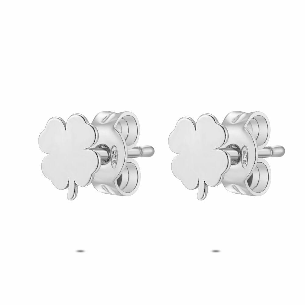 Earrings | Silver Earrings, Lucky Clover Earrings Earrings