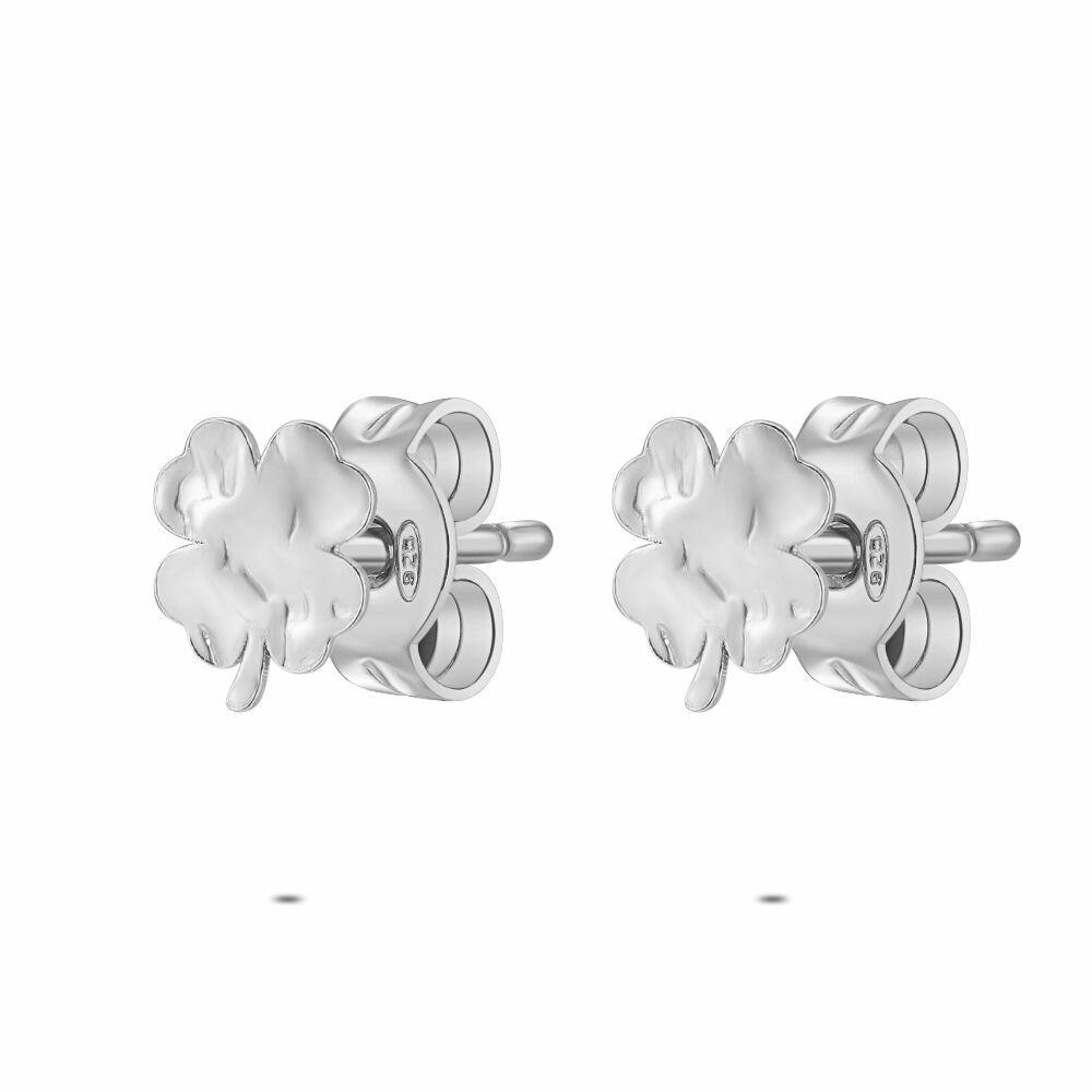 Earrings | Silver Earrings, Lucky Clover Earrings Earrings