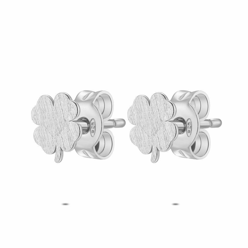 Earrings | Silver Earrings, Lucky Clover Earrings Earrings