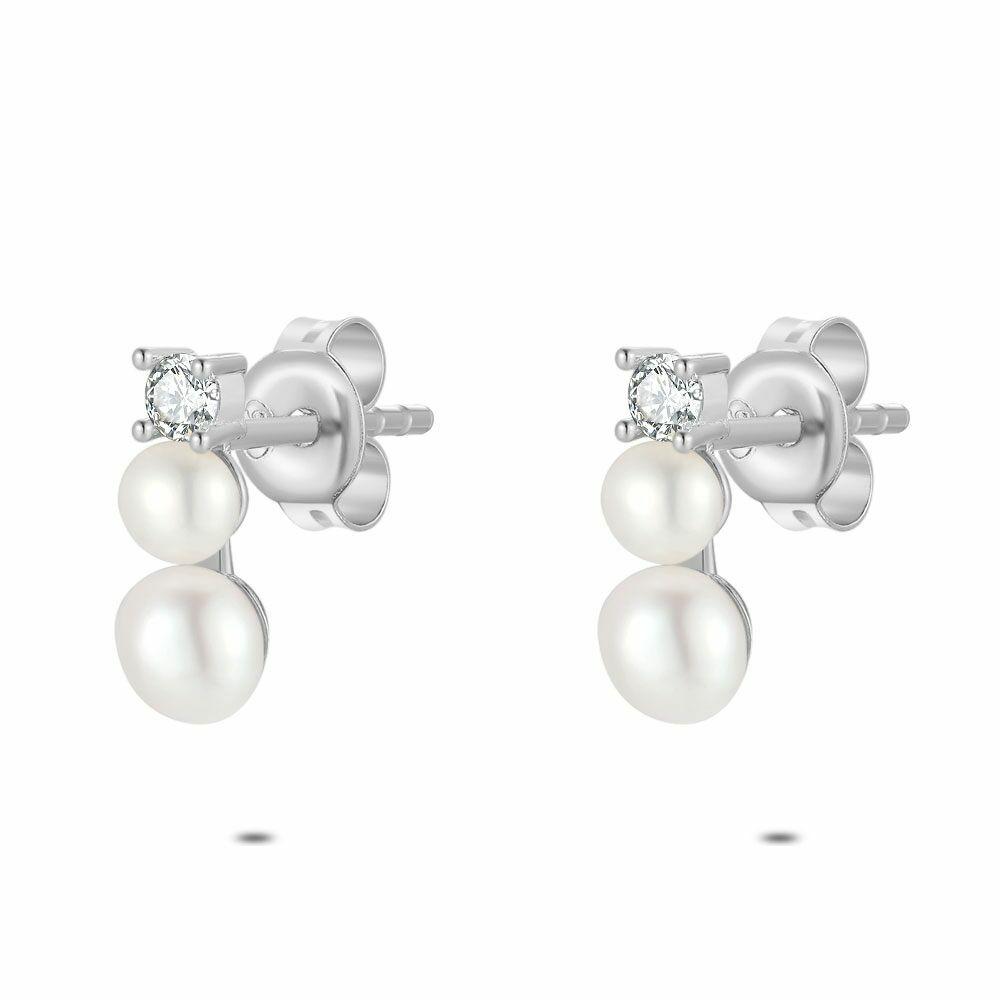 Earrings | Silver Earrings, Pearls And Stone Earrings Earrings