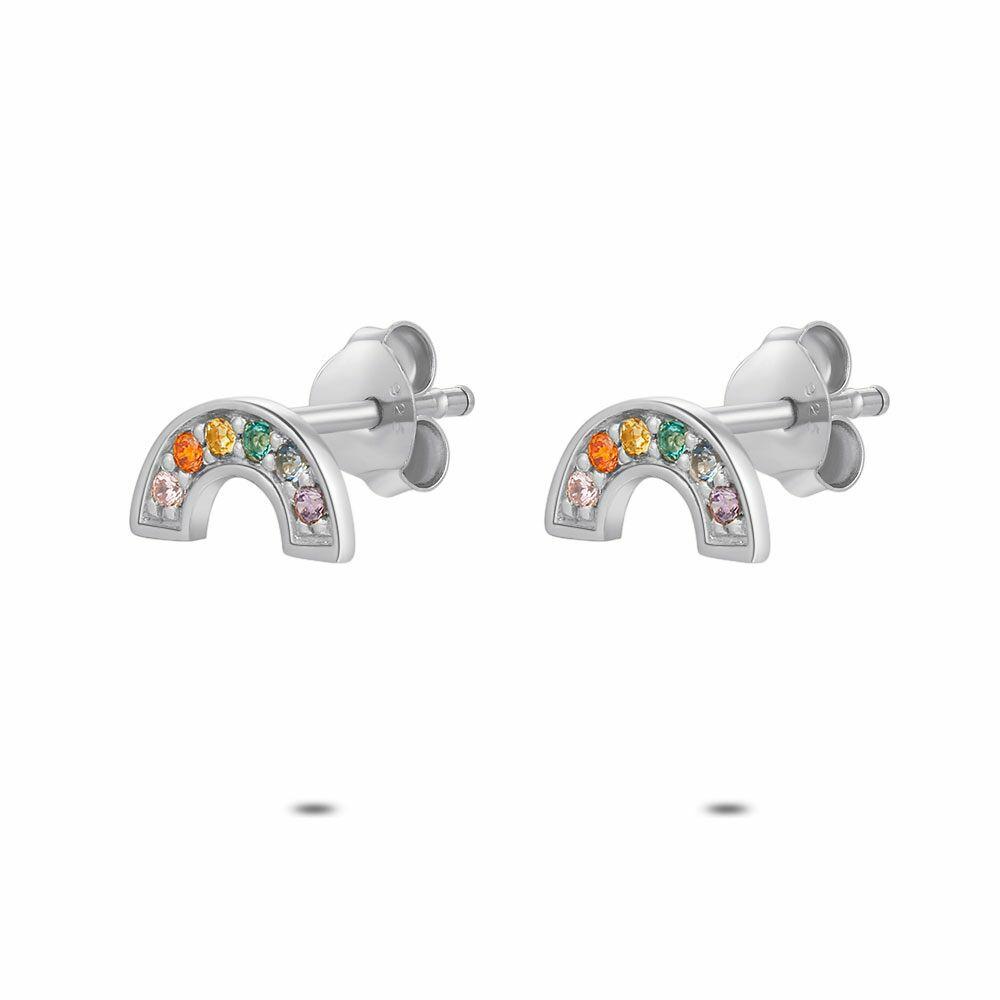 Earrings | Silver Earrings, Rainbow Earrings Earrings