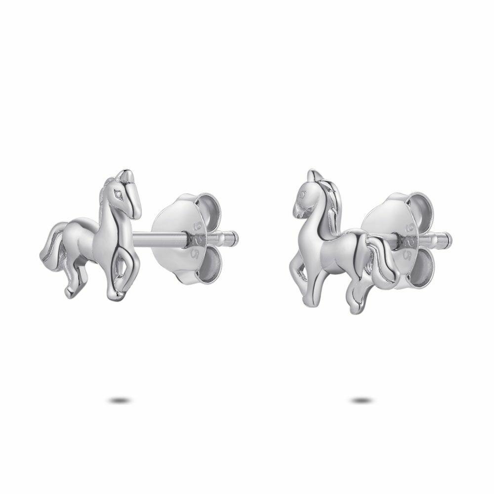 Earrings | Silver Earrings, Small Horse Earrings Earrings