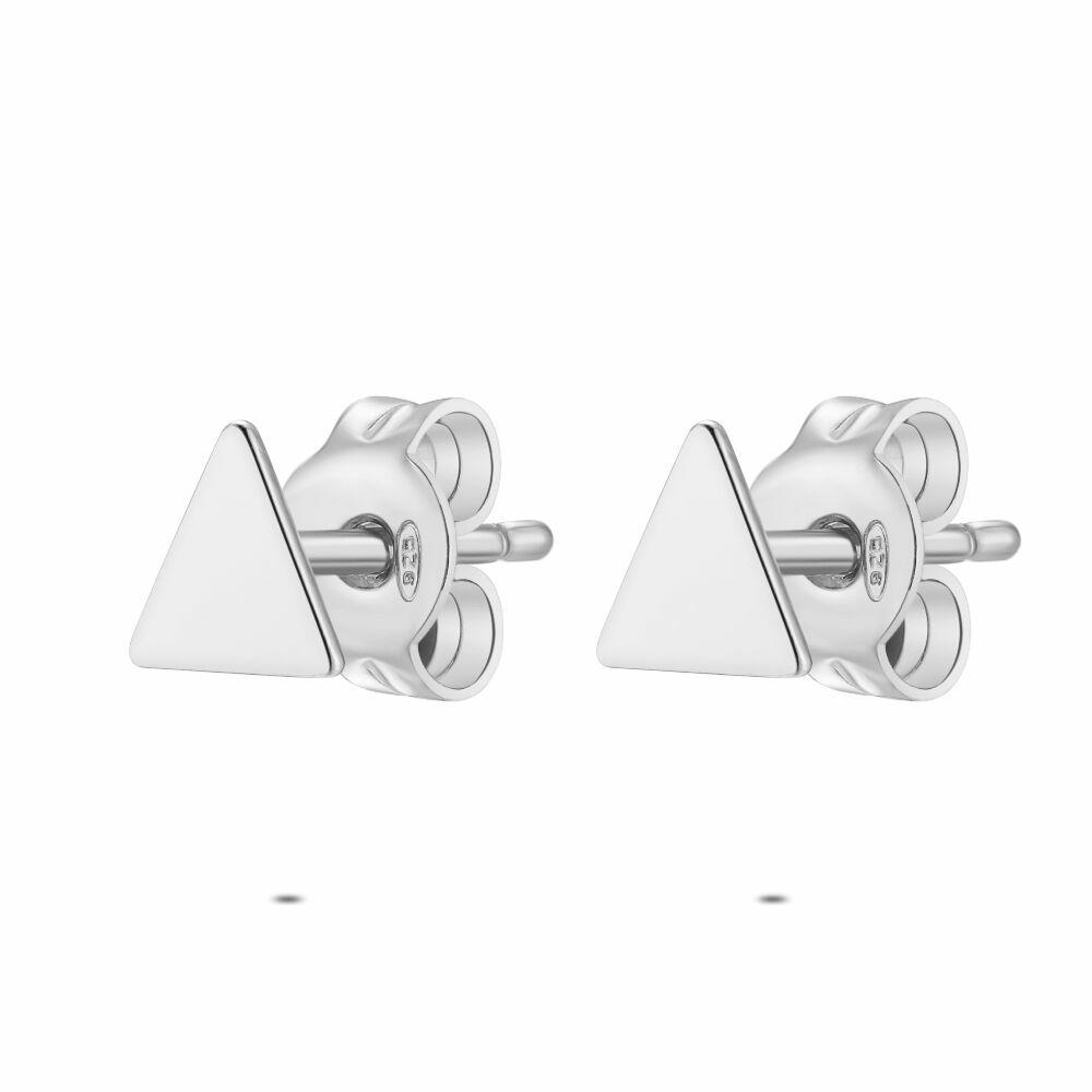 Earrings | Silver Earrings, Small Triangle Earrings Earrings